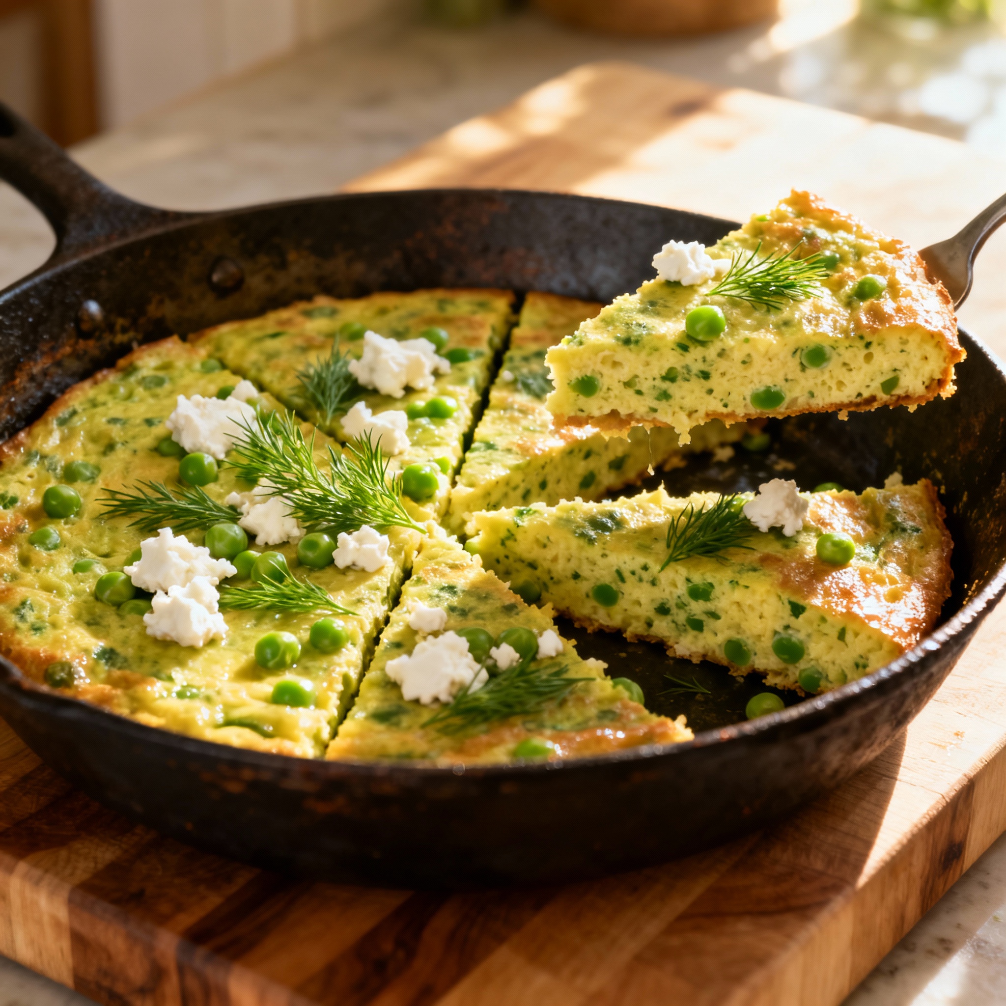 Super zelená frittata